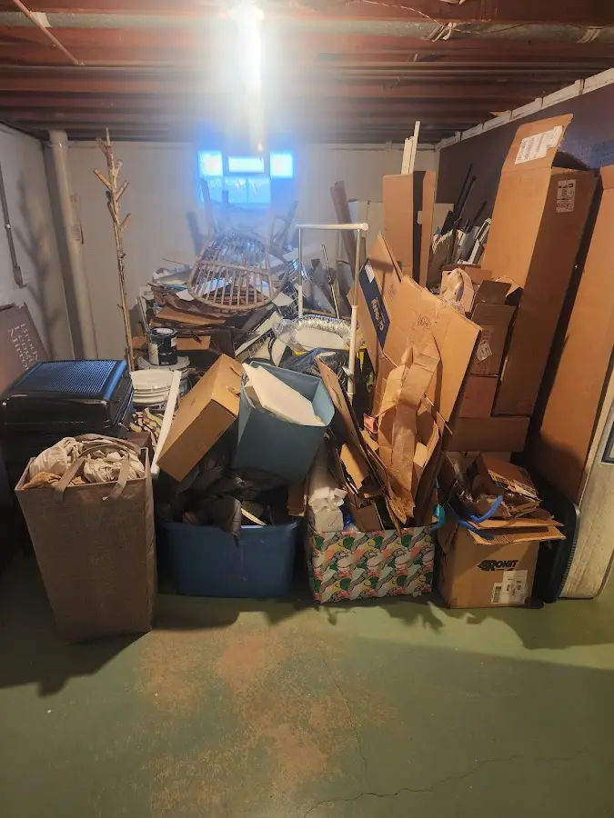 Roll-off dumpster container at job site for 2 Yard Dumpster Rental in San Diego